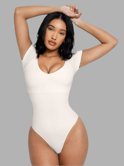 OuterContour Low-Neck Thong Bodysuit