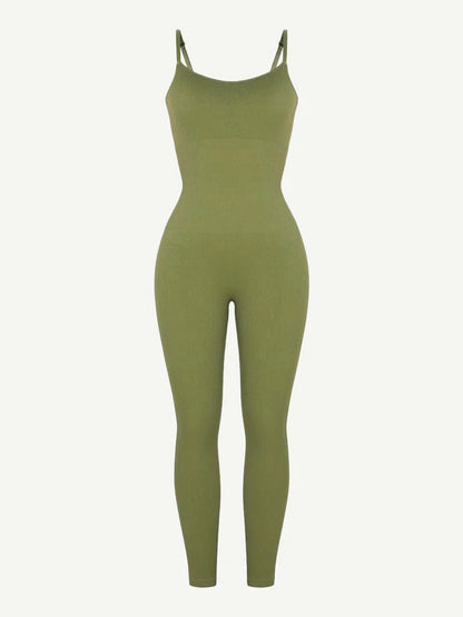 SculptFit Sleeveless Jumpsuit