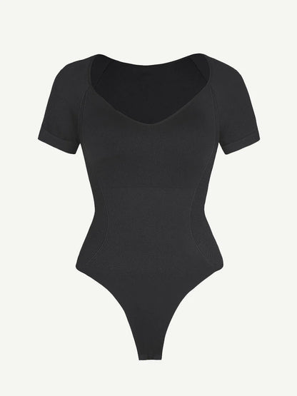 OuterContour Low-Neck Thong Bodysuit