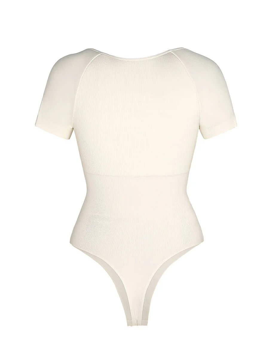 OuterContour Low-Neck Thong Bodysuit