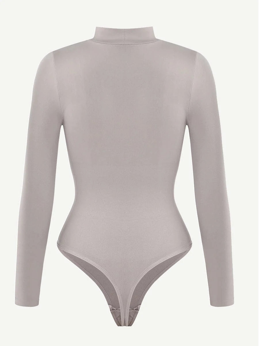 OuterContour Turtle Neck Thong Bodysuit