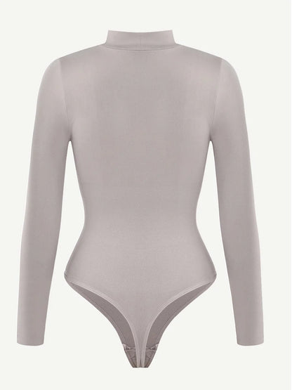 OuterContour Turtle Neck Thong Bodysuit