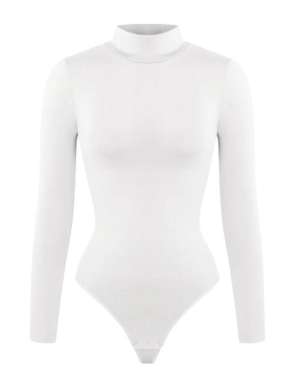 OuterContour Turtle Neck Thong Bodysuit