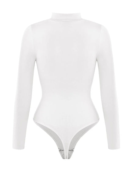 OuterContour Turtle Neck Thong Bodysuit