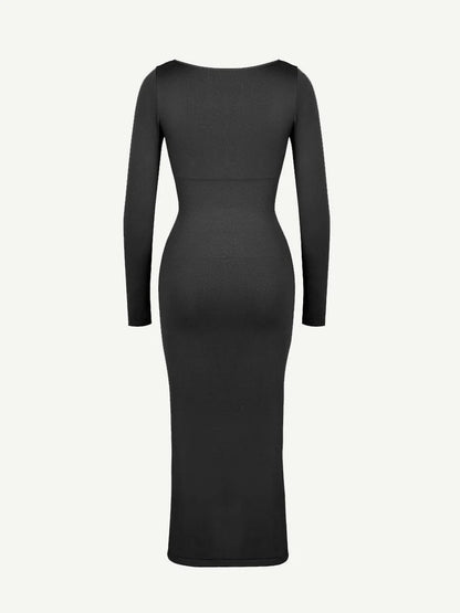 Contour Fit High Slit Shaping Dress