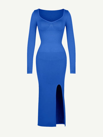 Contour Fit High Slit Shaping Dress